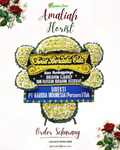 Papan Bunga Duka di Mojolangu