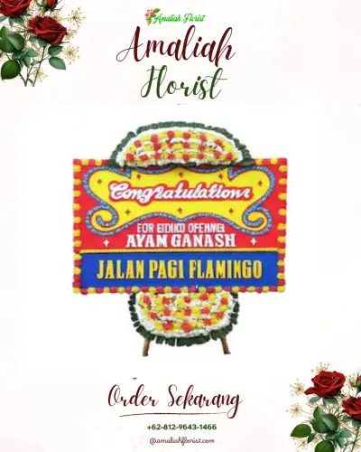 Bunga Papan Congratulation di Mojolangu